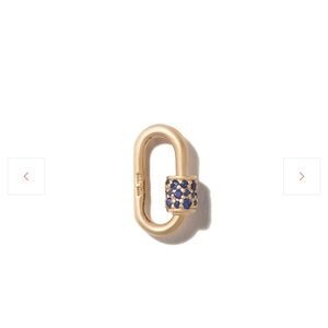 Marla Aron Baby Lock with Blue Sapphires